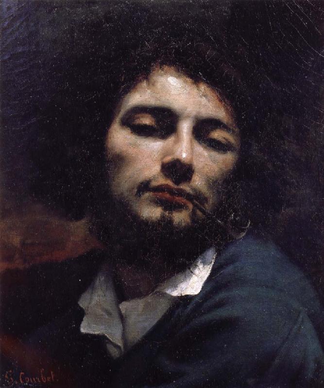 Gustave Courbet Self-Portrait oil painting image
